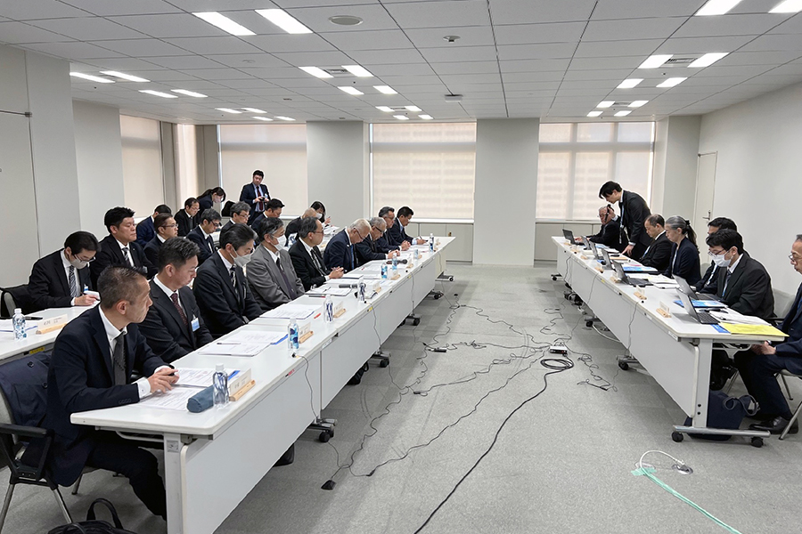 東建と都財務局による意見交換会の様子（日本工業経済新聞社【建設メール】より）