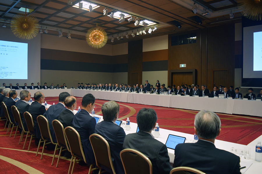 さいたま市内で行われた関東地整と日建連の意見交換会（日本工業経済新聞社【建設メール】より）