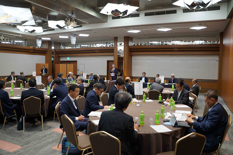 地域建設業の課題解決に向け、初開催した全中建の委員会合同会議（日本工業経済新聞社【建設メール】より）